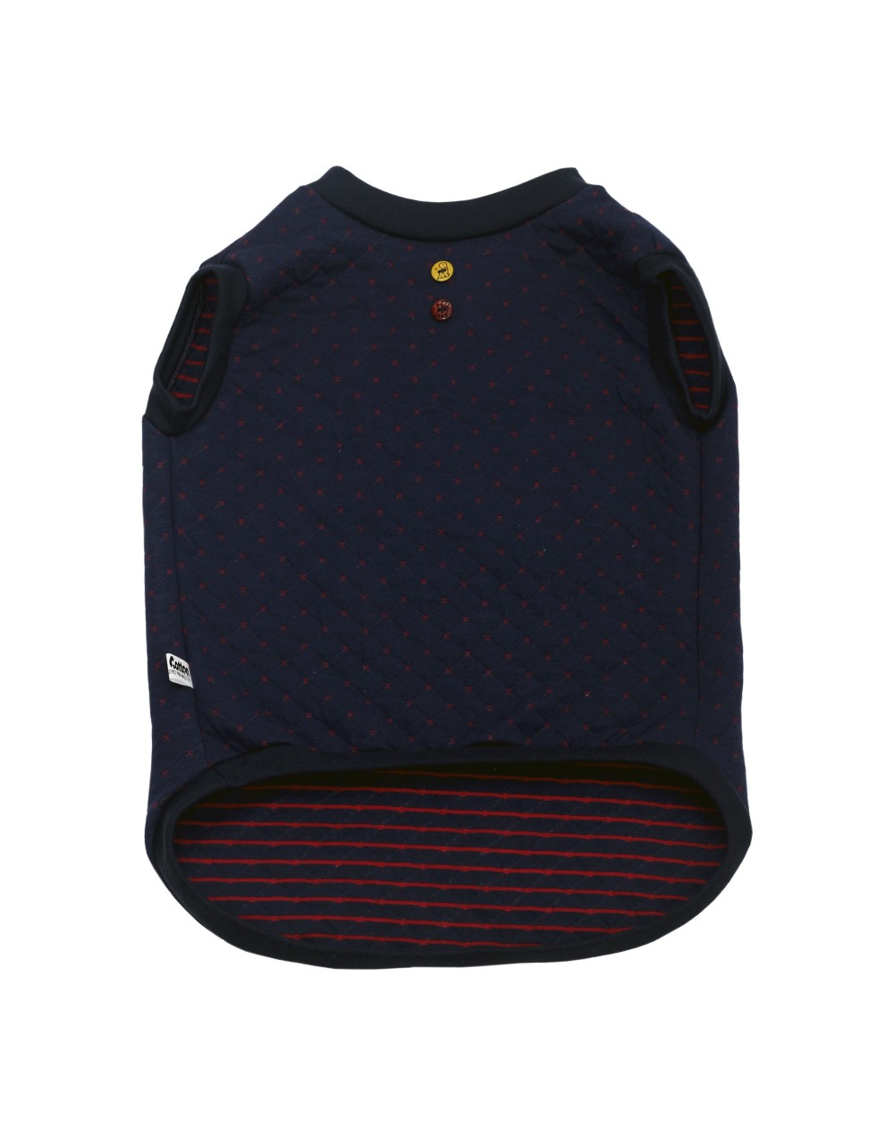Buso Urbano sin Capota Talla L Peludito Ref Botón Dino amarillo y rojo