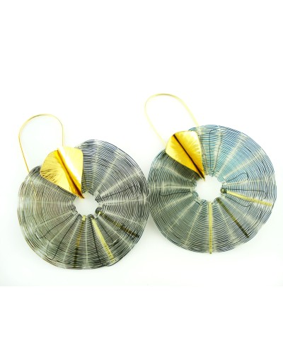 Aretes Hojas