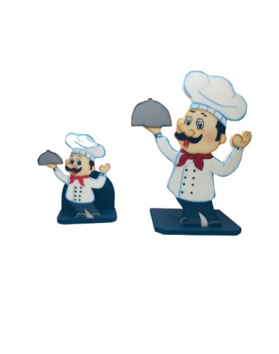 Combo Portarollo y Servilletero Cocinero