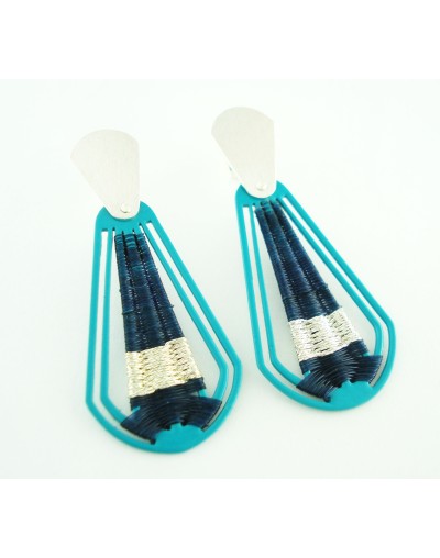 Aretes gota crin