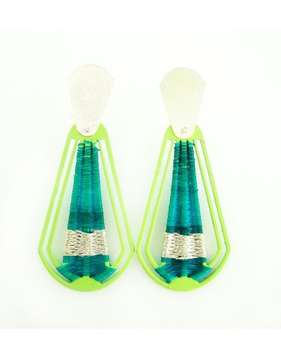 Aretes gota crin