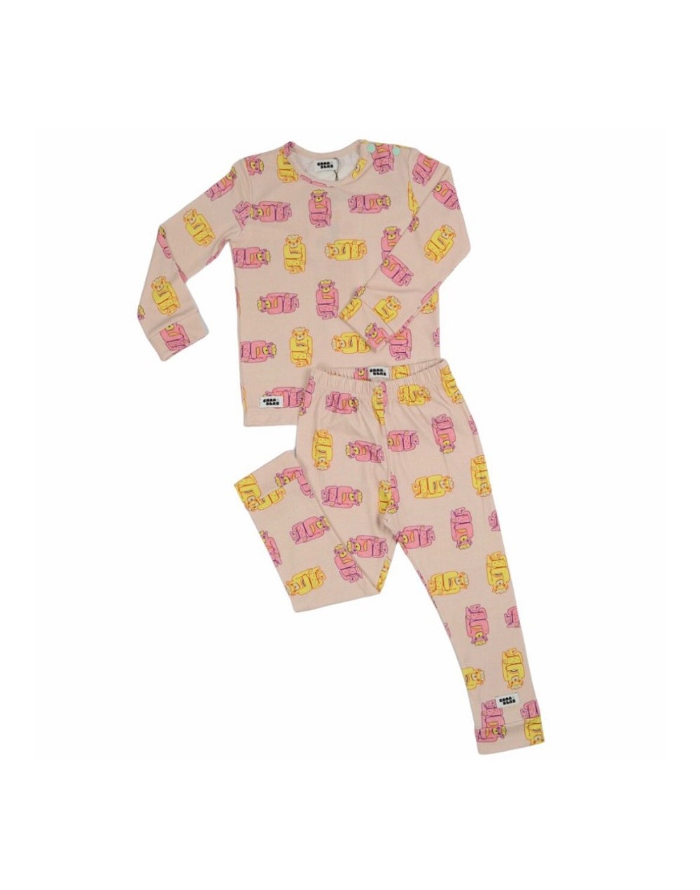 Pijama oso chef neon
