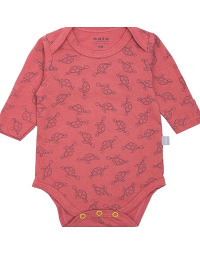 Body manga larga  coral tortuga