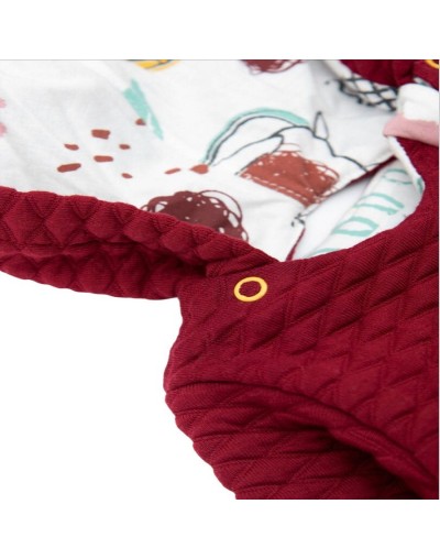 Pijama talego ambiental fuego  vino