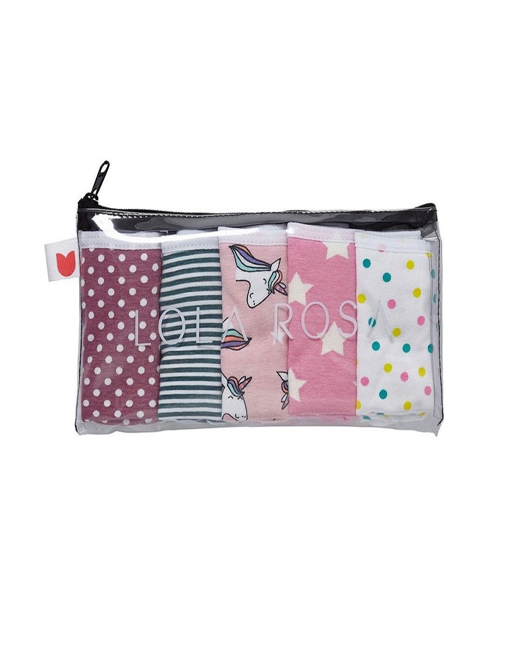 Paquete x 5 prendas ropa interiorSet unicornios azul