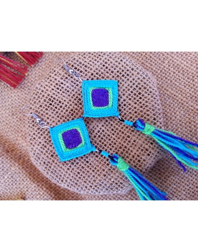 Aretes Tejidos 002