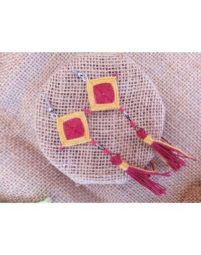 Aretes Tejidos 002