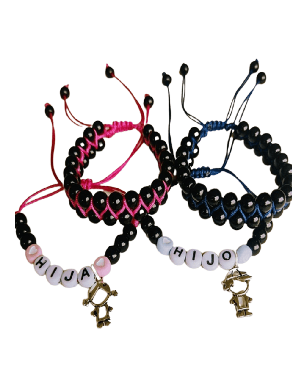 Pulsera zigzag letras hijos