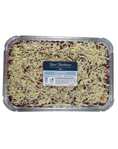 Lasaña familiar mixta congelada 2 kg  6 porciones