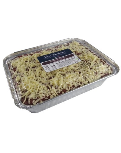 Lasaña grande con carne 15 kg  4 porciones