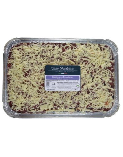 Lasaña familiar con berenjenas 2 kg  6 porciones