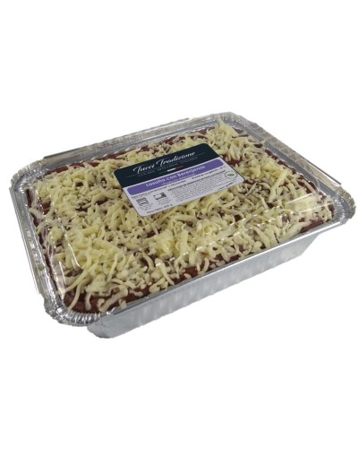 Lasaña grande con berenjenas 15 kg  4 porciones