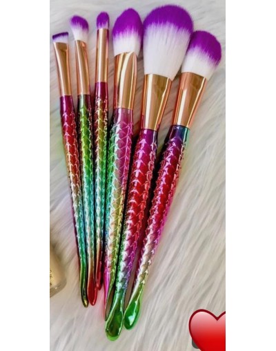 SET DE BROCHAS SIRENITAS