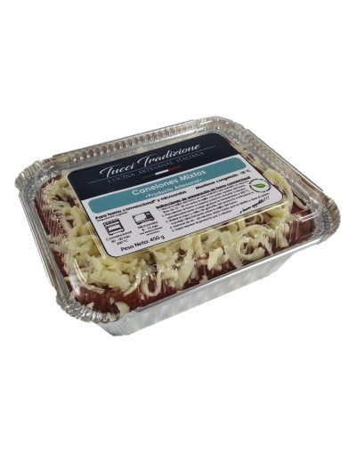 Canelones individuales mixtos 4 canelones  400  450 g
