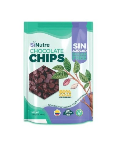 Chips chocolate negro x 150 gr