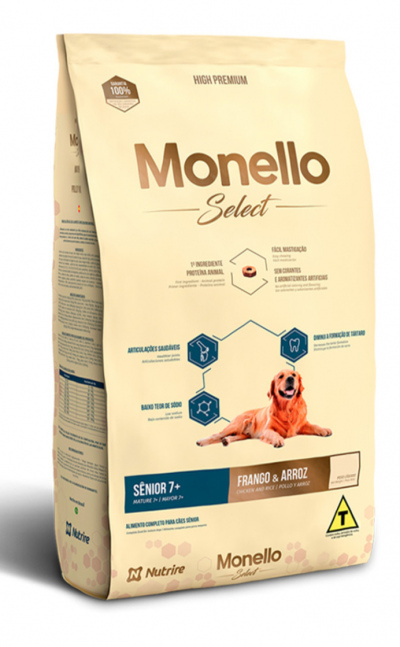Monello Select Dog Senior 7+ 15Kg.