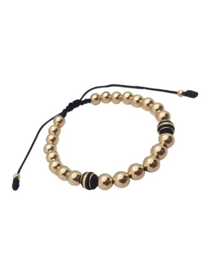 Pulsera alvar en oro laminado