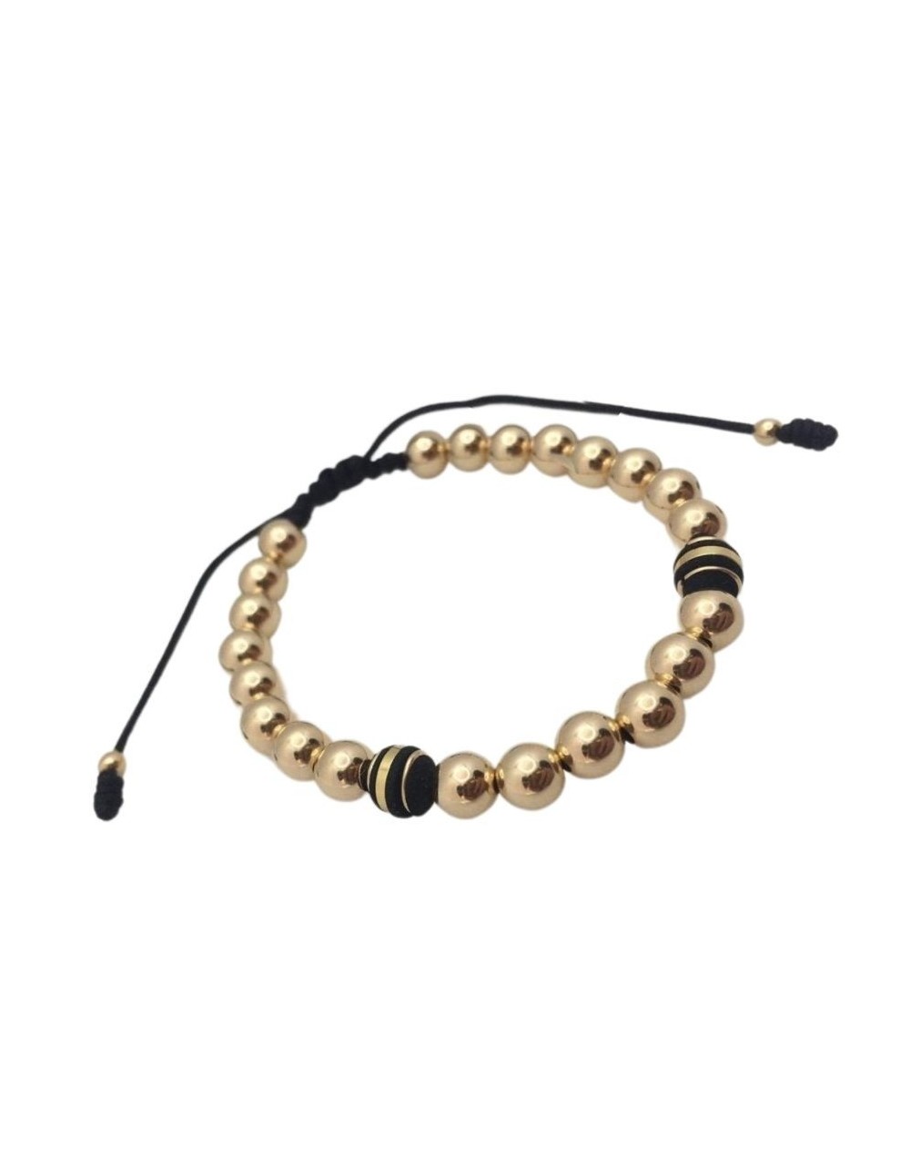 Pulsera alvar en oro laminado