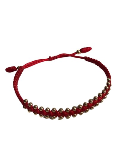 Pulsera ragnar en oro laminado