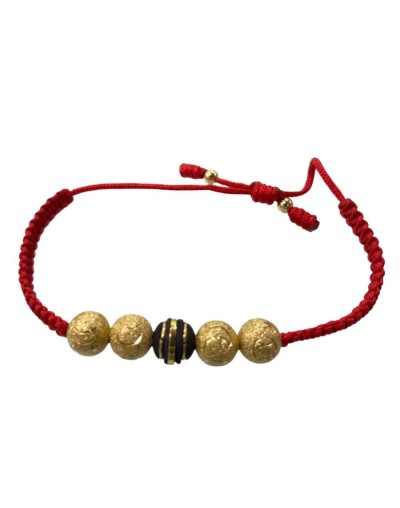 Pulsera arthur en oro laminado
