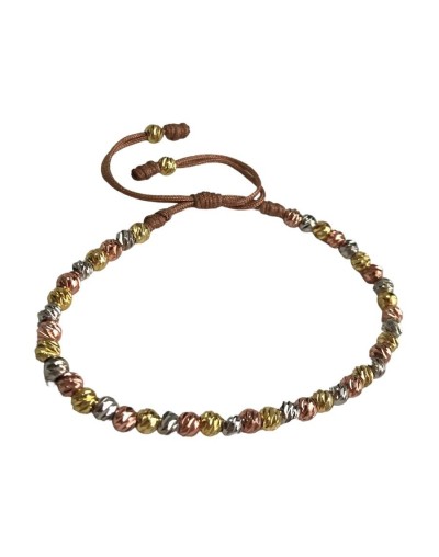 Pulsera tres oros nude