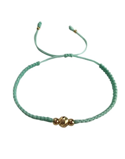 Pulsera priscilla en oro laminado