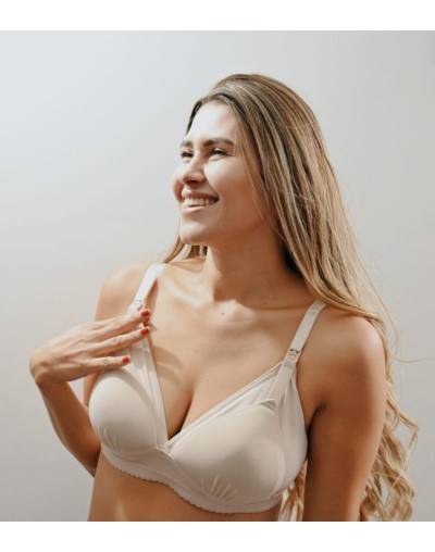 Brasier de lactancia beige basic