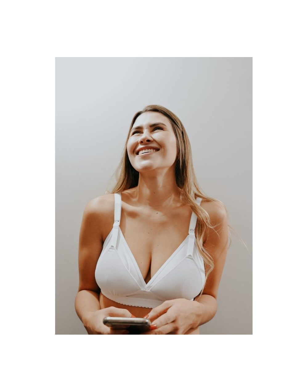 Brasier de lactancia blanco basic