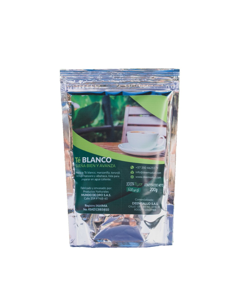 Té blanco sueña y avanza descuento