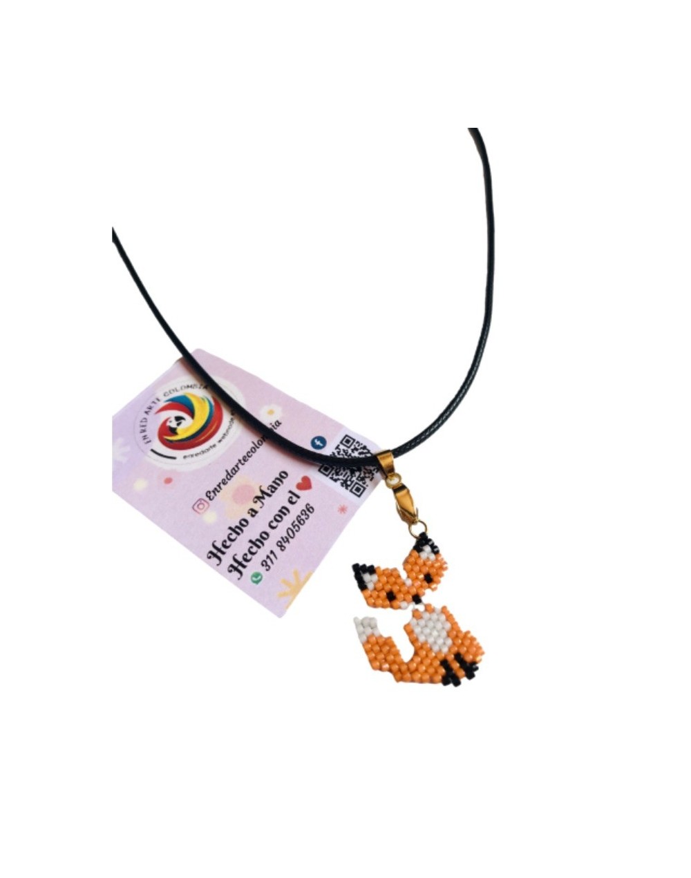 Collar dije miyuki zorrito