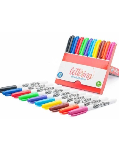 Marcador permanente spektra lettering x 10 unidades