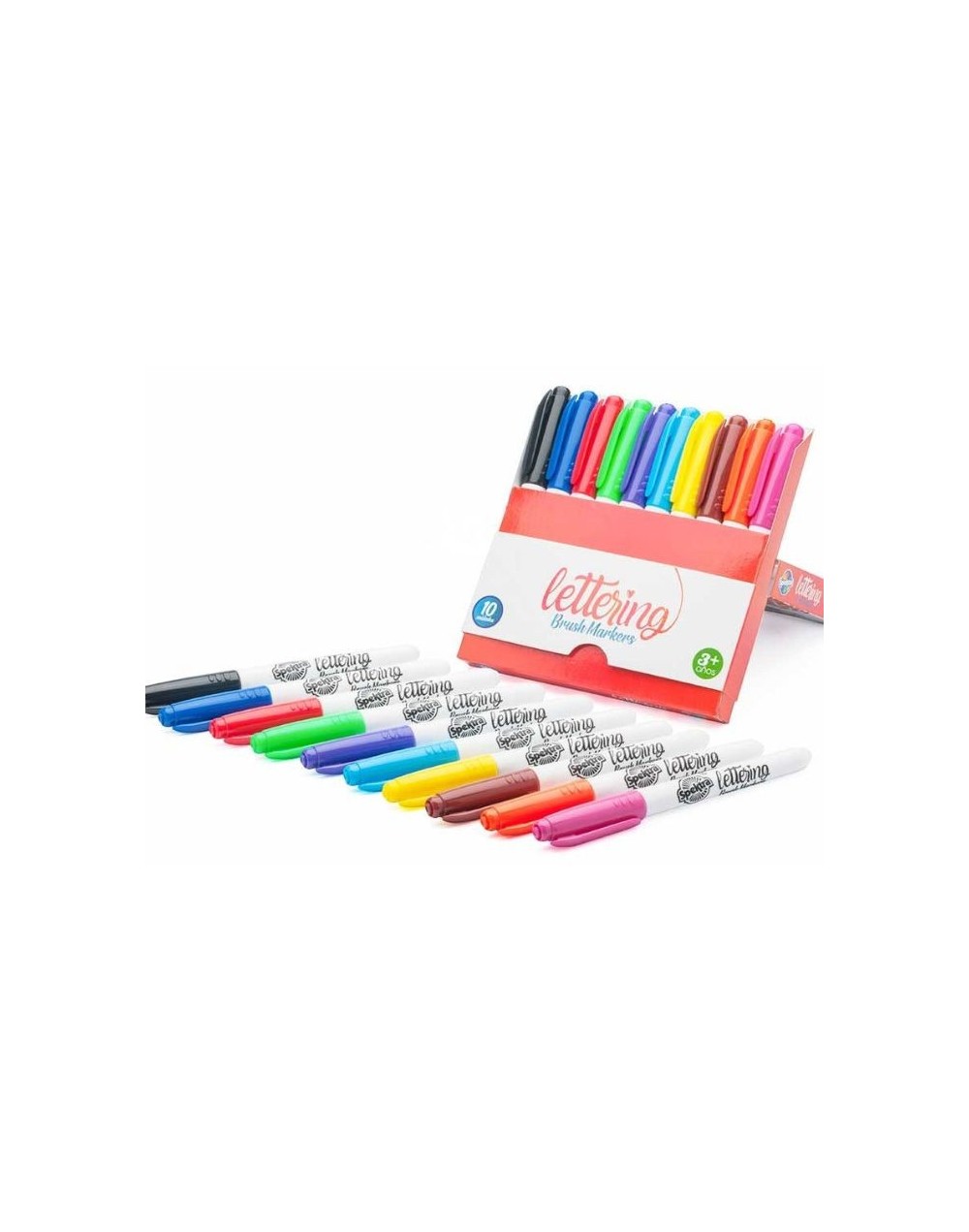 Marcador permanente spektra lettering x 10 unidades