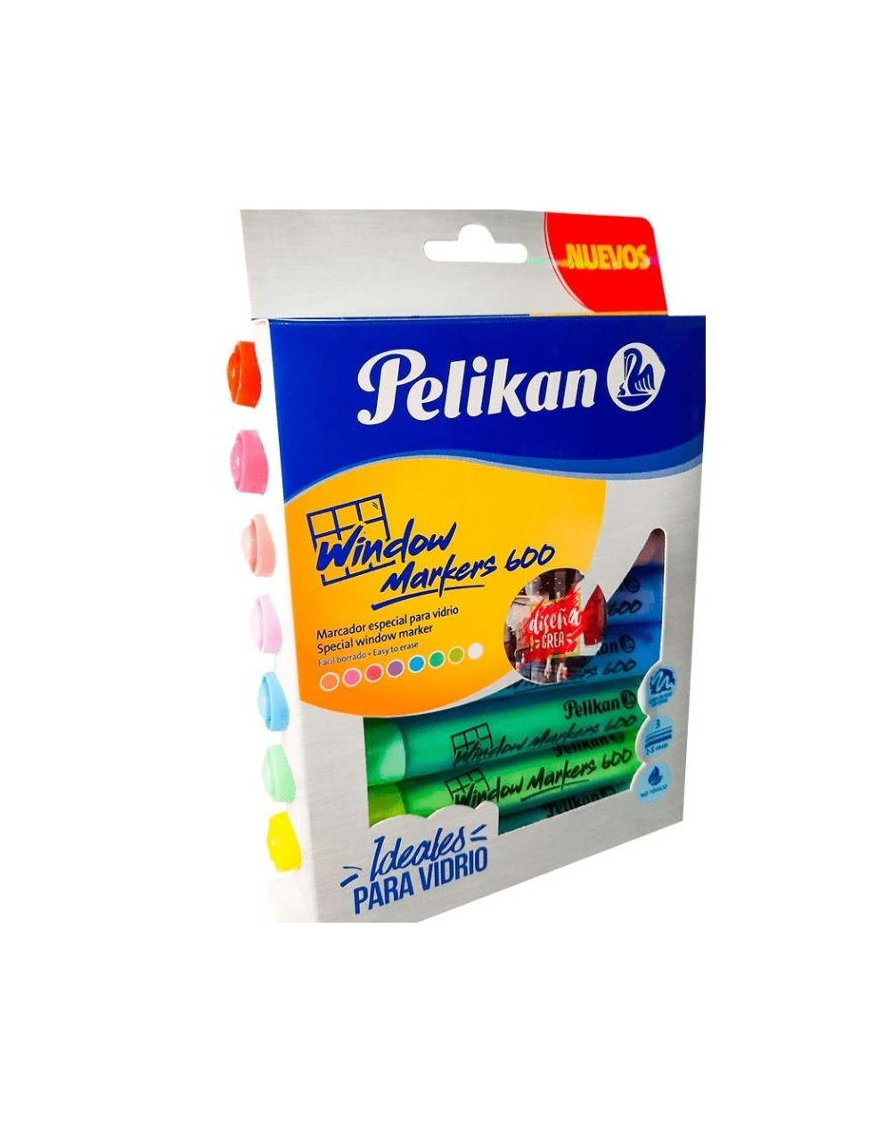 Marcador vidrio pelikan x 12