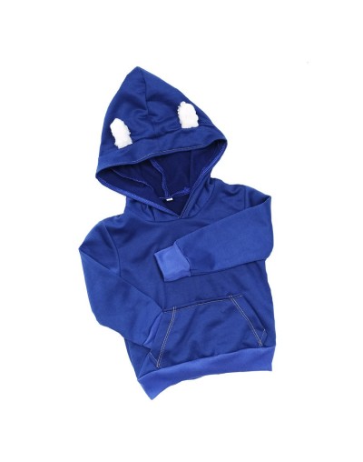 Hoodie azul orejas