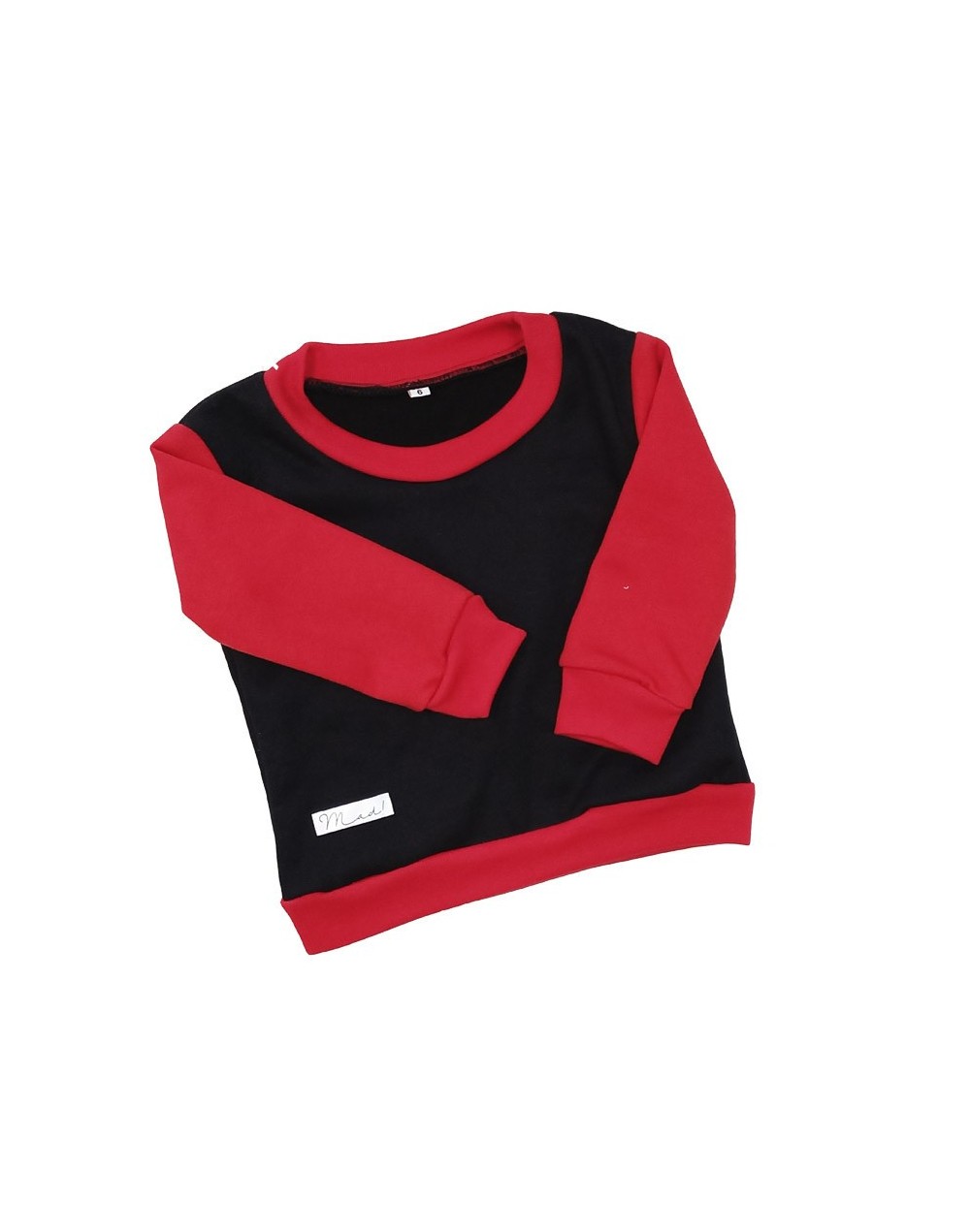 Hoodie niño negro rojo