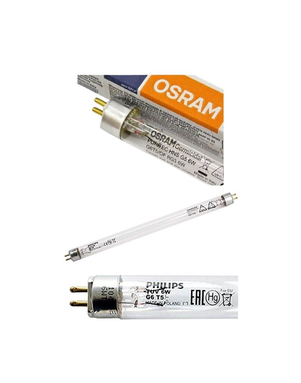 Tubo Germicida 6w Luz Ultravioleta