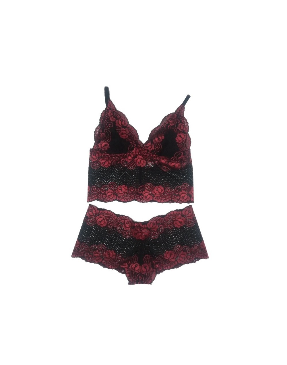 Conjunto bralett y pantie cachetero