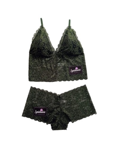 Conjunto bralett y pantie cachetero