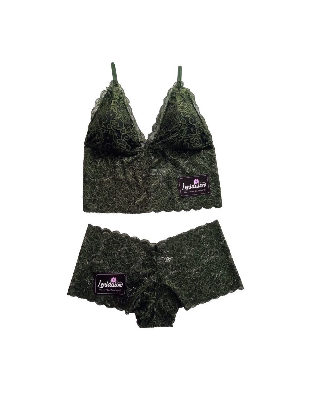 Conjunto bralett y pantie cachetero