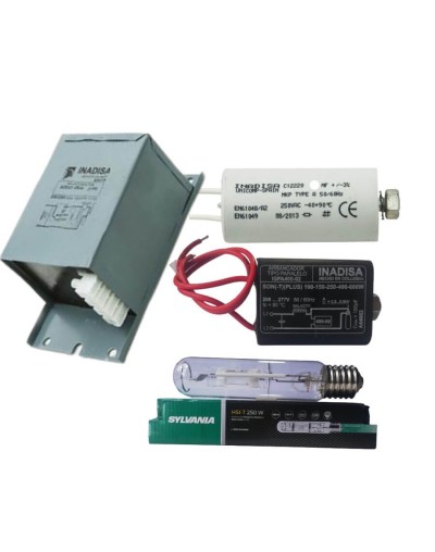 Kit armado metalhar 250w 220v marca inadisa cbombillo