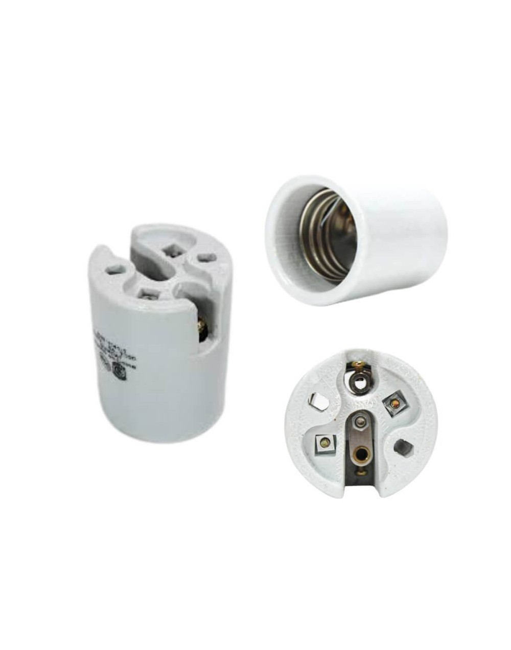 Portalampara porcelana mogul rosca e40