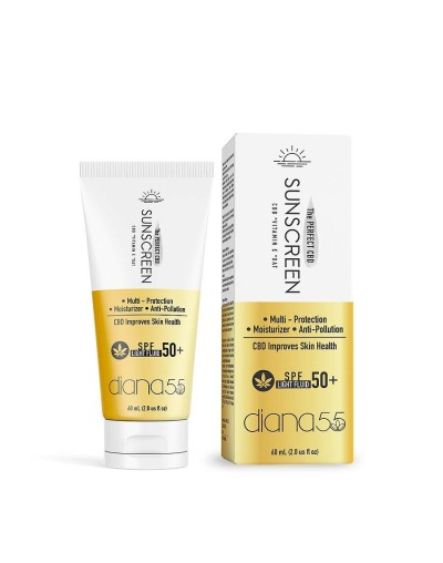 Bloqueador solar con cbd  vitamina e  avena uvauvb spf 50