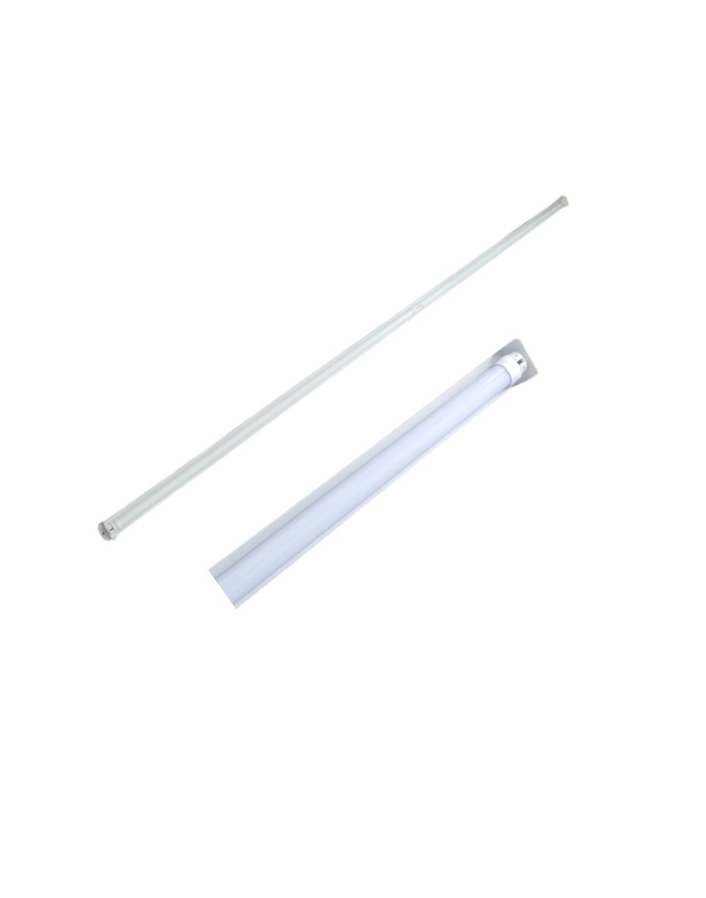 Lampara Led 2x18 36w Luz Calida Comercial Silm 96 244 Mts