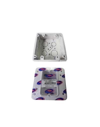 Caja plastica robusta 2400 4x4 marca ciles  suplemento pvc