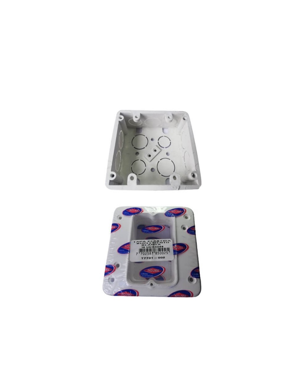 Caja plastica robusta 2400 4x4 marca ciles  suplemento pvc