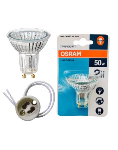 Bombillo Halogeno Gu10 50w 110130v Con Socket