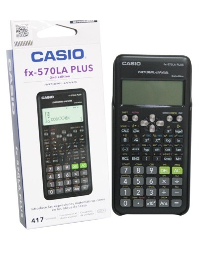 Calculadora casio cientifica fx570la plus 417 funciones