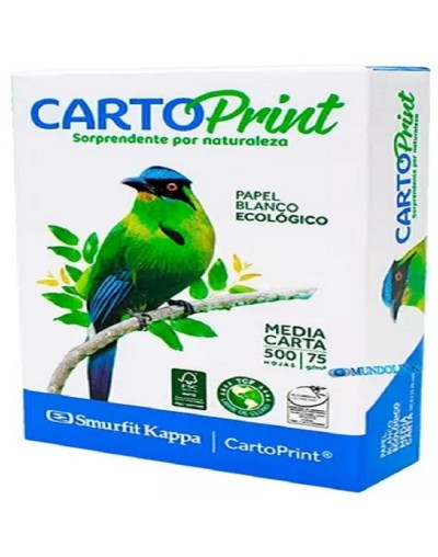Resma media carta cartoprint