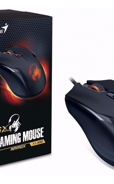 Mouse Gamer Genius Gx Ammox X1-400 4 Botones Dpi Ajustable