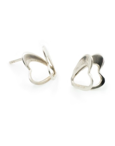 Aretes mariposa grandes